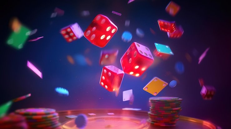 Live blackjack dealer studio with multiple camera angles and card shoe